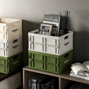 Foldable Stackable Storage Box - Creamy White