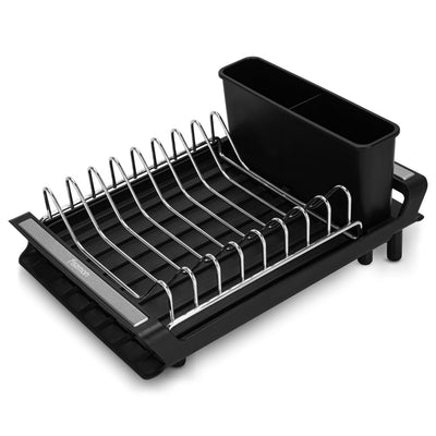 Extendable Kitchen Dish Drying Rack with Drainer
