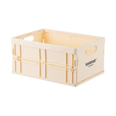 Foldable Stackable Storage Box - Creamy White