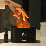 Flame Light Aroma Diffuser - Black