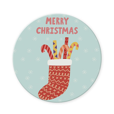 Diatomite Coaster - Christmas Sock