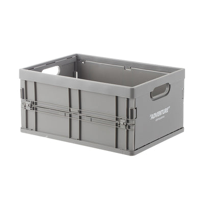 Foldable Stackable Storage Box - Rock Grey
