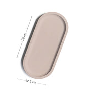 Oval Diatomite Tray - Brown