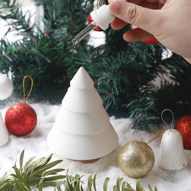 White Christmas Tree Aroma Stone