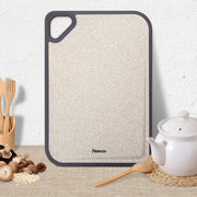 Plastic Cutting Board with Side Handle - Wheat, 36*25cm
