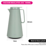 Sleek 1000ml Vacuum Insulated Jug - Green