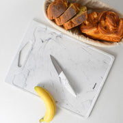 Plastic Cutting Board with Top Handle - Marble, 35*27cm