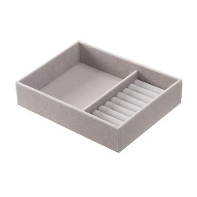 Jewellery Tray Organizer - Ring with Side Compartment