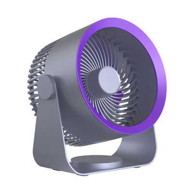 Rechargable Desktop Fan - Purple