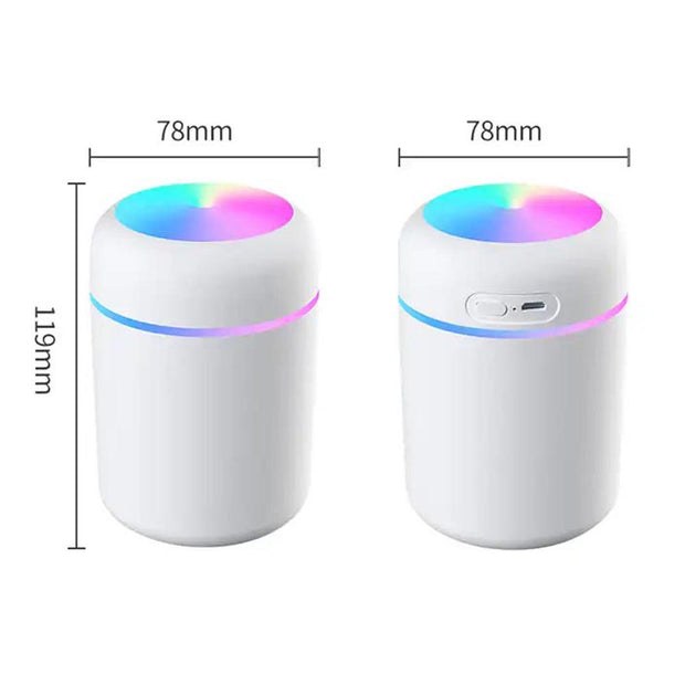 Colorful Mini Humidifier - 300ml