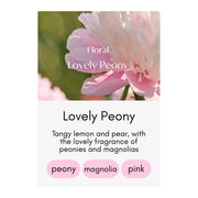 Rose Flower Reed Diffuser 200ml - Lovely Peony