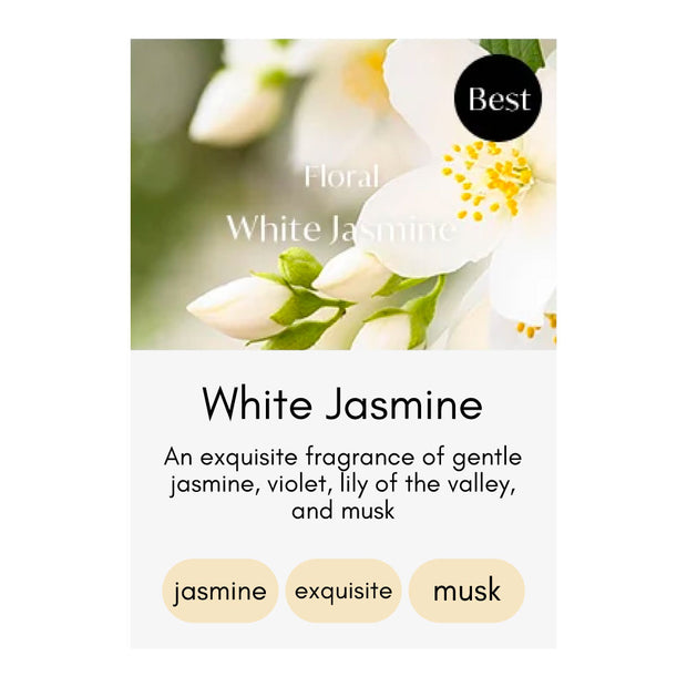 White Label Reed Diffuser 200ml - White Jasmine