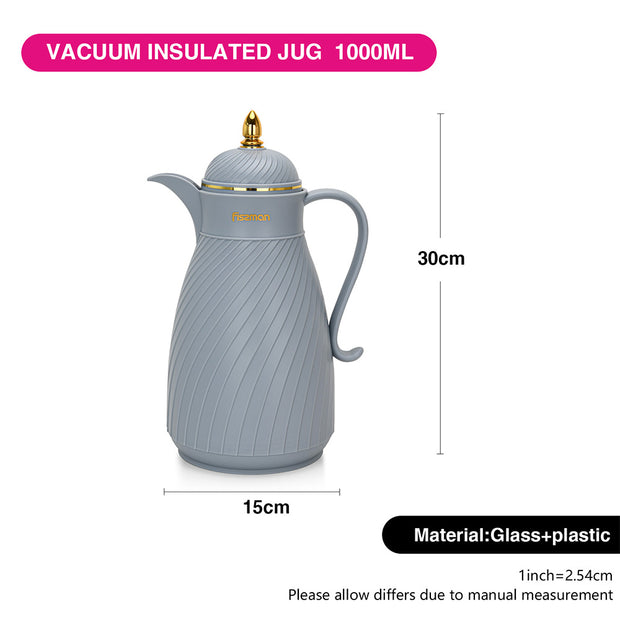 Vintage 1000ml Vacuum Insulated Jug - Blue