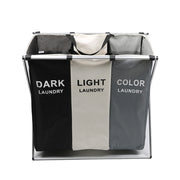 3 Compartments Laundry Rack Front