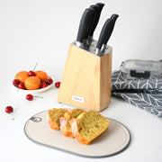 5pcs Knives with Wooden Stand Set