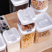 5pcs Stackable Airtight Food Container - White