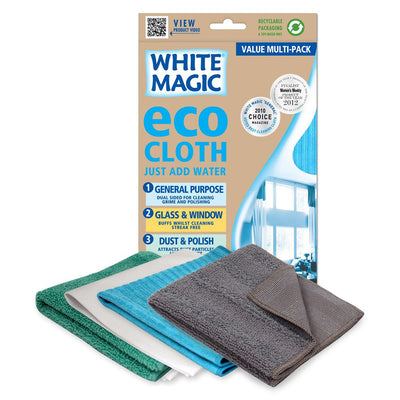 White Magic Eco Cloth Household Value Pack (4pcs)