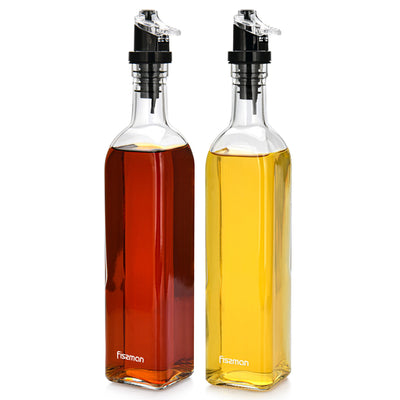 Oil & Vinegar Glass Bottles Set - 2x500ml