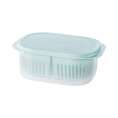 Food Container with Drainer - Green