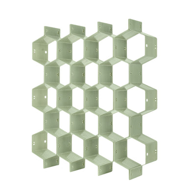 Honeycomb Drawer Divider - Green