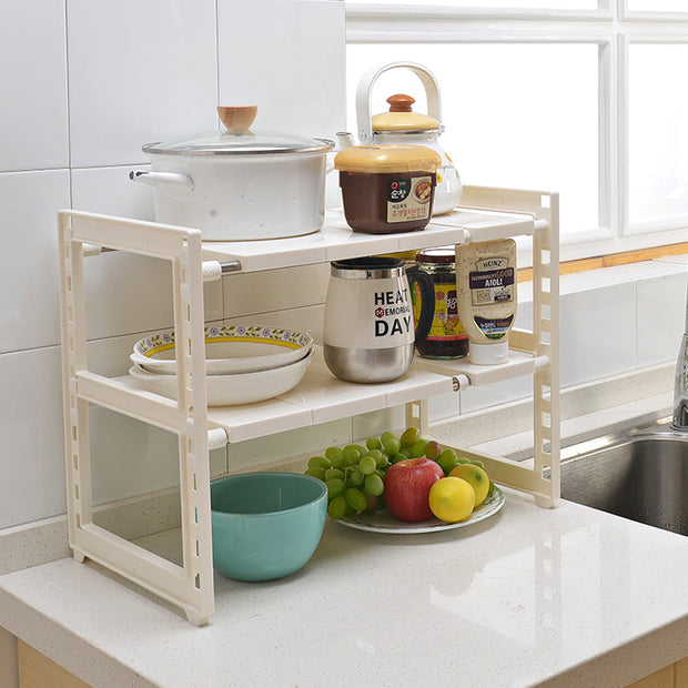 Multipurpose Kitchen Sink Rack (Flat Plates) on Kitchen Top