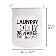 Laundry Today or Naked Tomorrow Laundry Basket Size