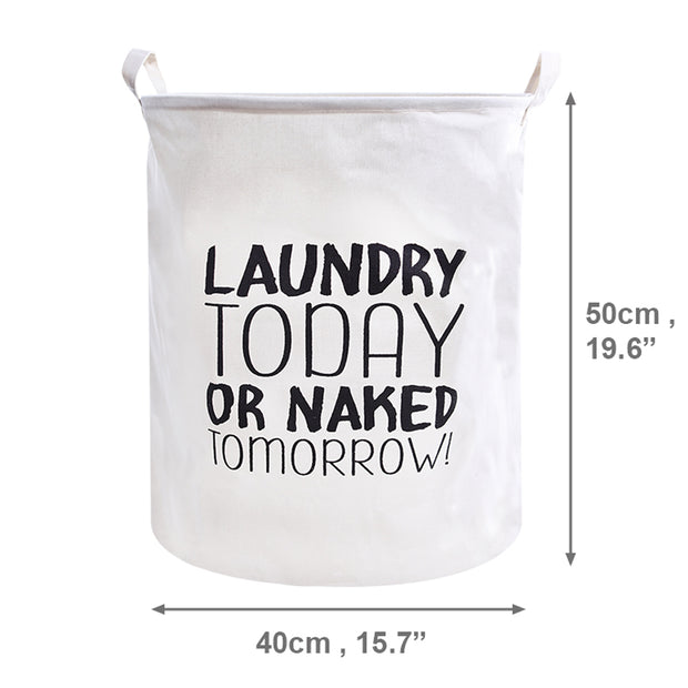 Laundry Today or Naked Tomorrow Laundry Basket Size