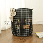 Love Is In My Home Laundry Basket - Black