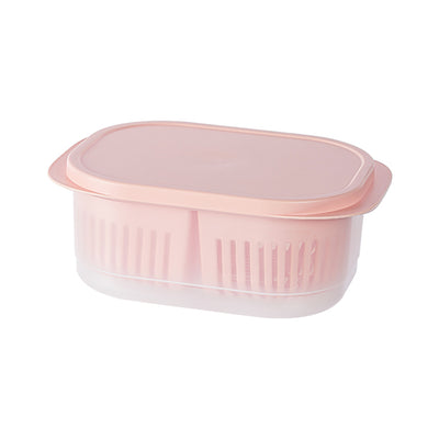 Food Container with Drainer - Pink