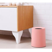 Pink Matte Thrash Bin, 8 Litres In Bathroom