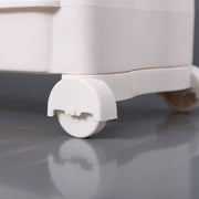 3 Layer Slim Shelf Movable Wheels