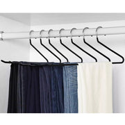 Slim Open End Hangers (Set of 5) on Wardrobe Rod