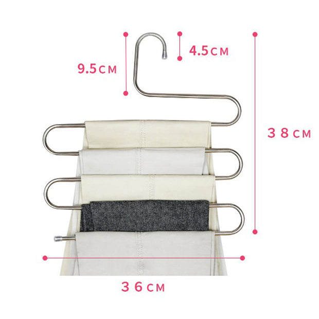 Stainless Steel Multi Layer Hanger Size