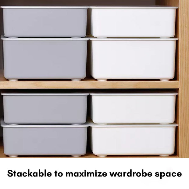 Stackable 15 Grids Box Organizer - Grey