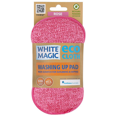 White Magic Washing Up Pad - Rose