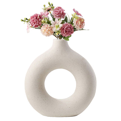 White Ceramic Vase - Large