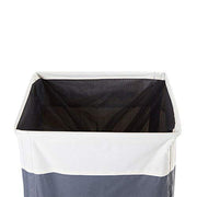 Wide Laundry Bag with Wheels - Beige/Dark Grey