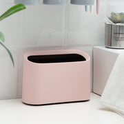 Pink Mini Table Top Waste Bin in Bathroom