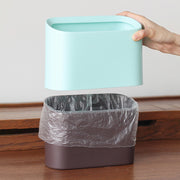 Mint Mini Table Top Waste Bin Inner and Outer Cover