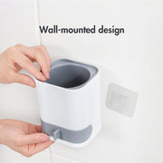 Wall Mount Toilet Brush with Drainer