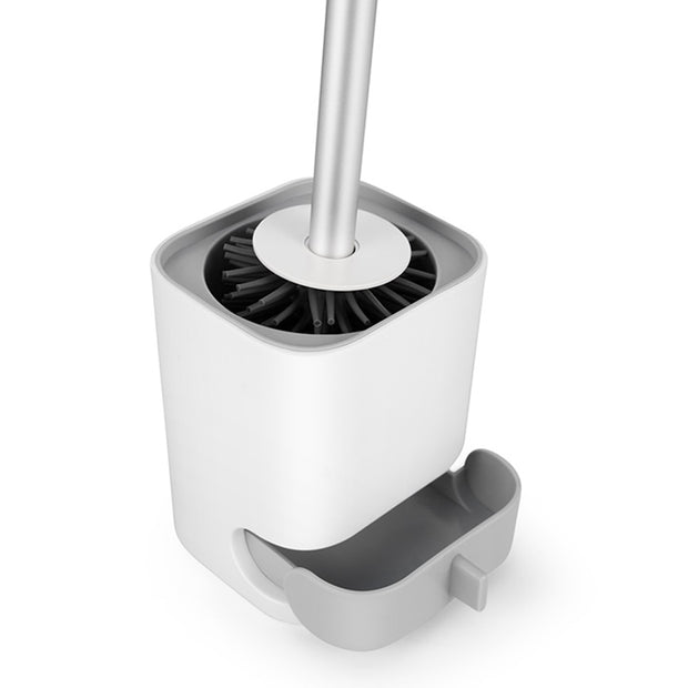 Wall Mount Toilet Brush with Drainer