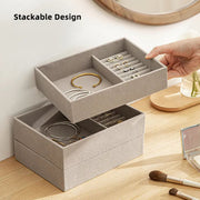 Jewellery Tray Organizer - Ring with Side Compartment