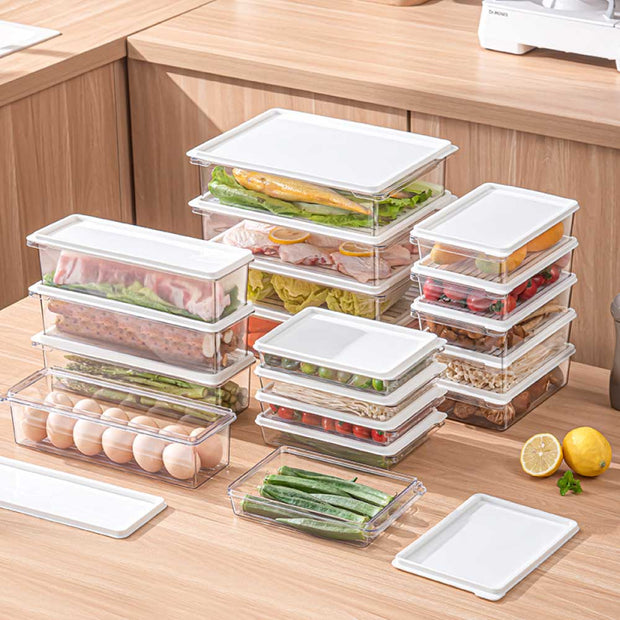 Stackable Container with Silicon Lid - 1300ml