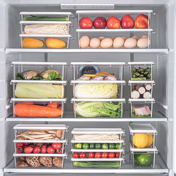 Stackable Container with Silicon Lid - 2700ml