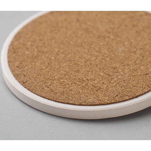 Diatomite Coaster - Mint Pattern