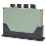 4pcs Colored Chopping Board Set with Stand