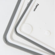 Plastic Cutting Board with Side Handle - White, 36*25cm