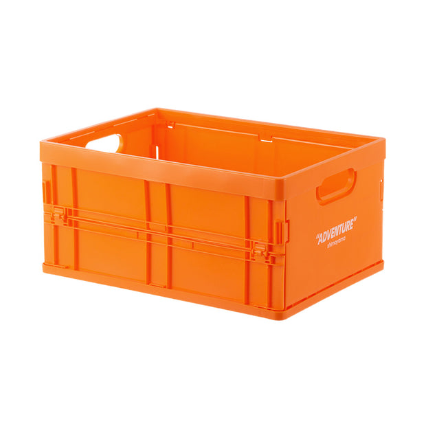 Foldable Stackable Storage Box - Bright Orange