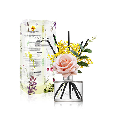 Rose Flower Reed Diffuser 200ml - Refreshing Air