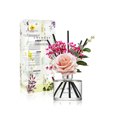 Rose Flower Reed Diffuser 200ml - Rose Perfume